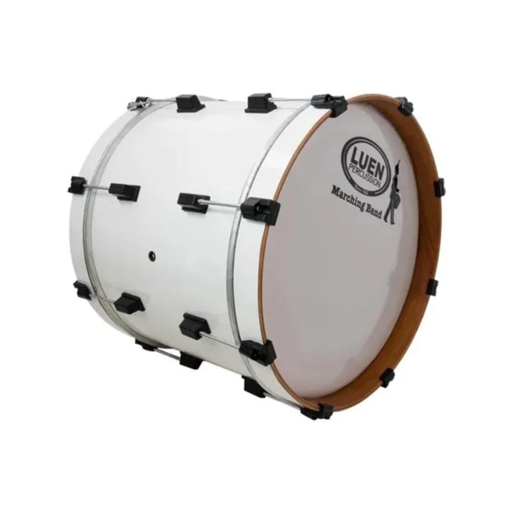 BOMBO LUEN 18X14 FOLHEADO FORM BRANCA ARO MADEIRA PELE LEITOSA MR 8 AFIN MARCIAL