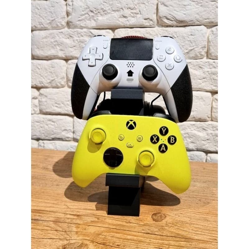 Suporte Gamer 3D para Controles e Headset – Organização e Estilo para Seu Setup