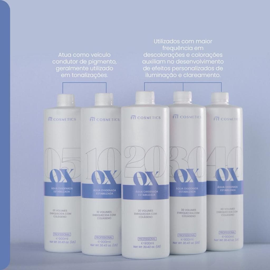 Água Oxigenada 900ml Fit Cosmetics