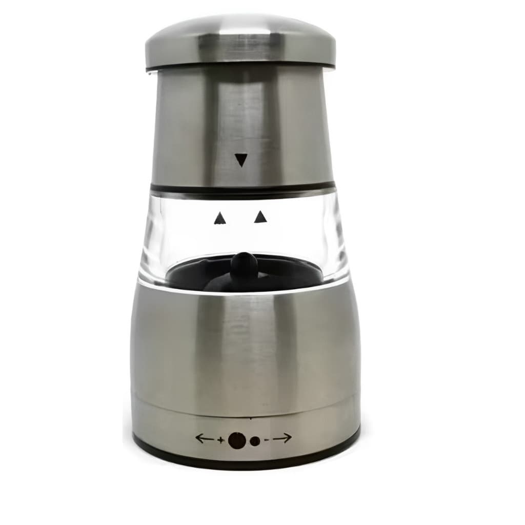Moedor Manual Aço Inox E Acrílico Luxo Regulagem de Moagem Para Sal E Pimenta Tempero