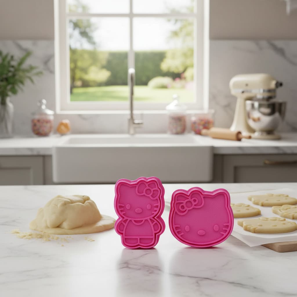 Cortador Carimbo 3d Biscoitos Hello Kitty Blume