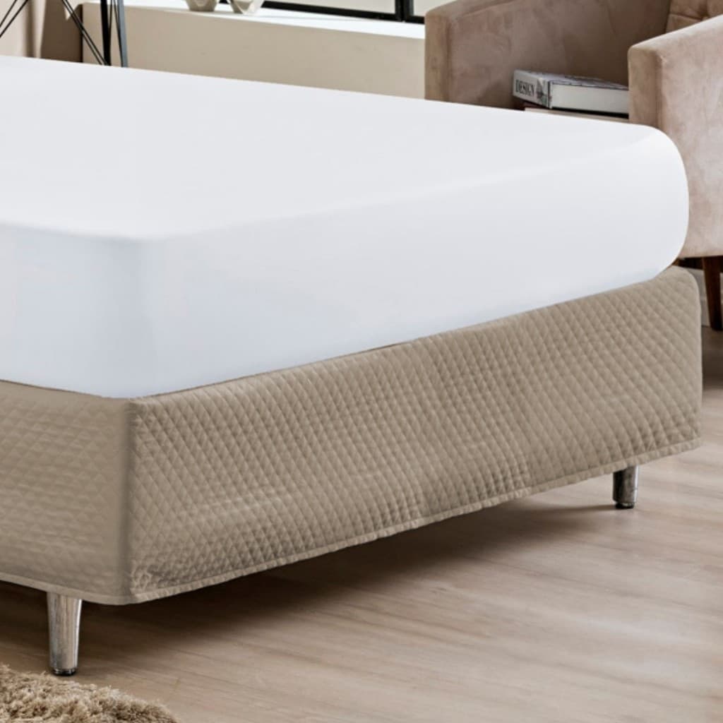 SAIA BOX MATELADA MICROFIBRA COM ELÁSTICO | MEDIDA À ESCOLHA (SOLTEIRO / CASAL / QUEEN / KING)