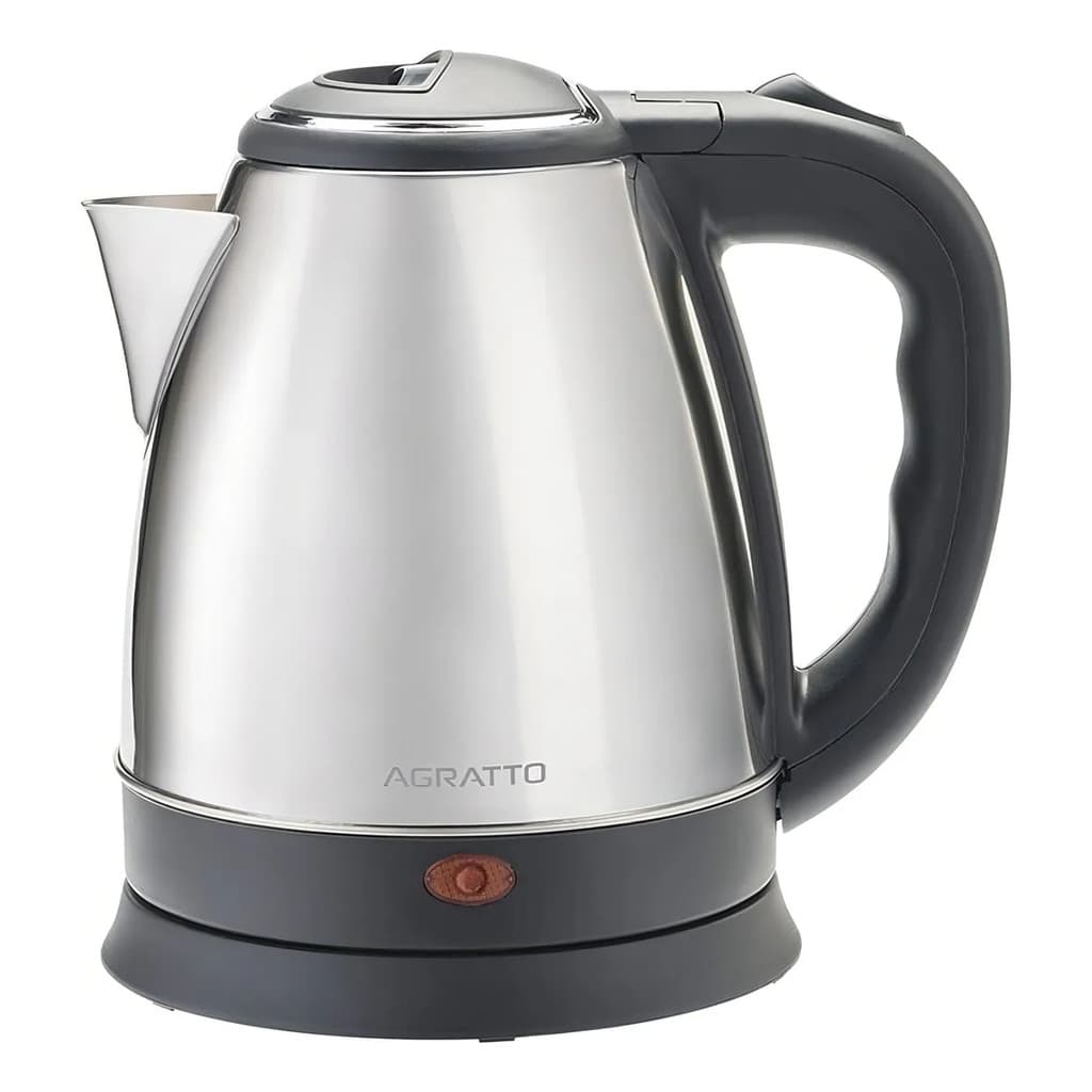 Chaleira Elétrica Agratto 1,8l Ce-01 Pratic Inox Preta Outle Inox 127v