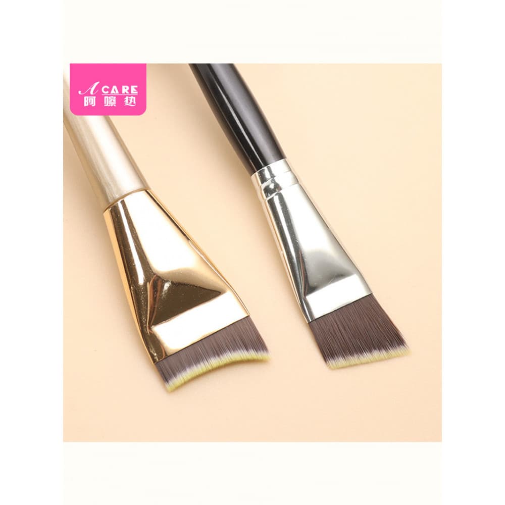 Pincel de base/tipo em linha A1pq201-Oblique Head Foundation Brush Cabeça plana Pincel de maquiagem para base líquida Fe