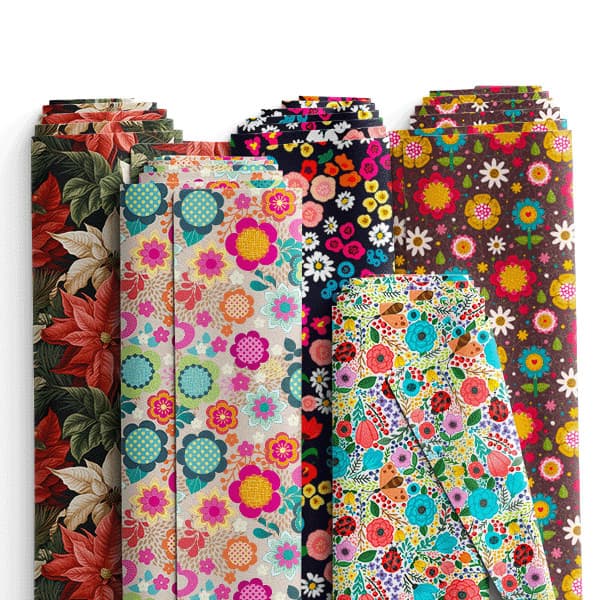 Tecido Sarja Impermeável Estampado Florais Variados