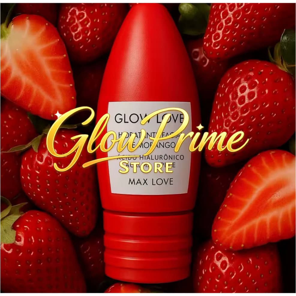 Hidratante Facial De Morango Glow Love - Max LoveZY4K