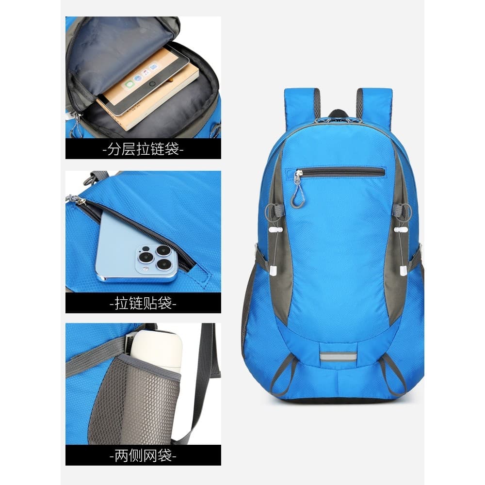 2025 mochila ao ar livre caminhadas saco das mulheres dos homens saco de viagem à prova dwaterproof água Ultra-leve saco