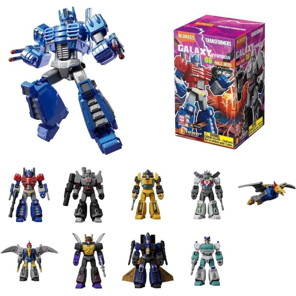Blokees Transformers Galaxy Versão 06 Universo Paralelo Boneco Personagens Surpresa Model Kits Unidade