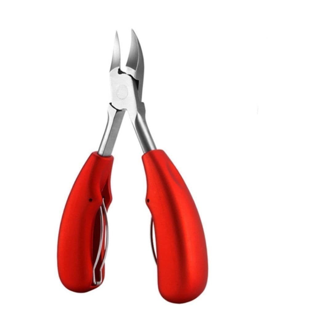 ALICATE DE UNHA PROFISSIONAL 2 MOLAS COM AMOLECEDOR ideal corte de unha dura INOX ESMALTE Top