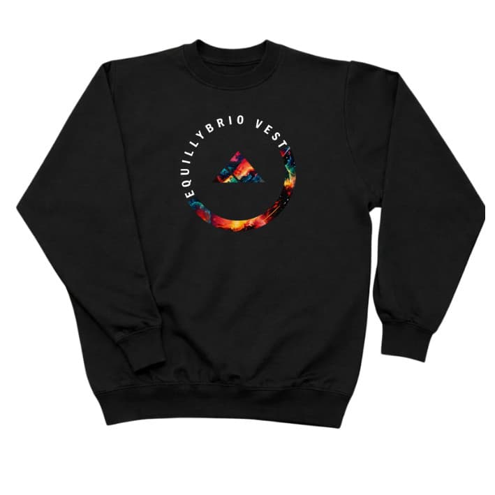 Moletom Agasalho Gola Careca Equillybrio Circulo Casual Lazer Conforto