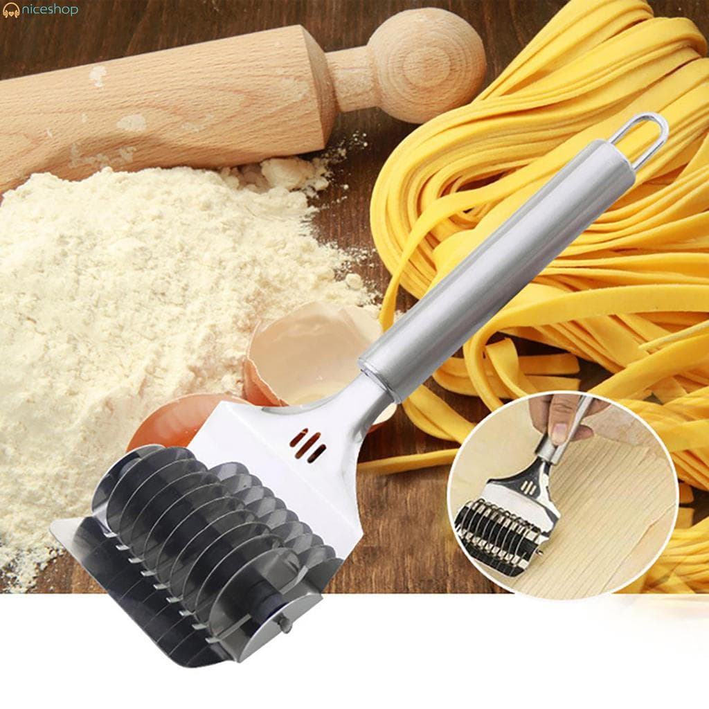 Cortador De Rolo De Treliça De Macarrão Em Aço Inoxidável , Manual De Massa , Espaguete , Fornecimento De Cozinha