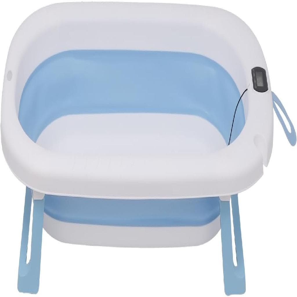 Banheira Retrátil Para Bebê Azul Com Termômetro Zippy Toys
