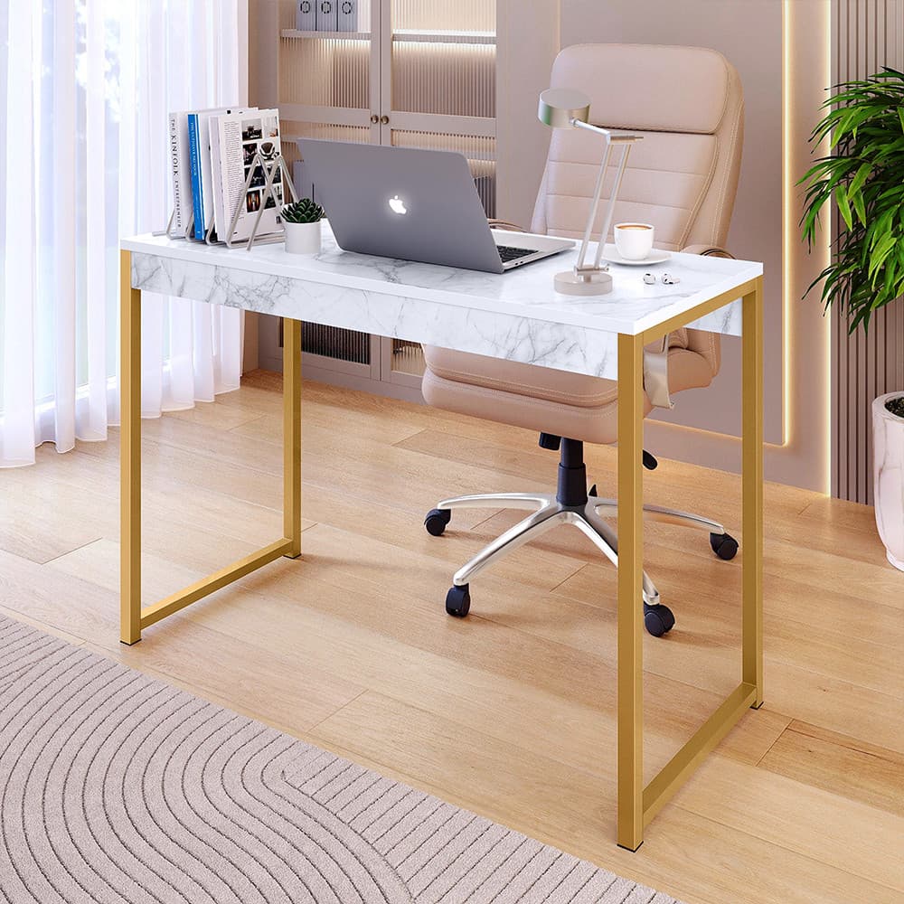 Mesa de Estudo Escritório Home Office Escrivaninha Computador/Notebook Estilo Industrial Ferro Plus
Varias Cores
