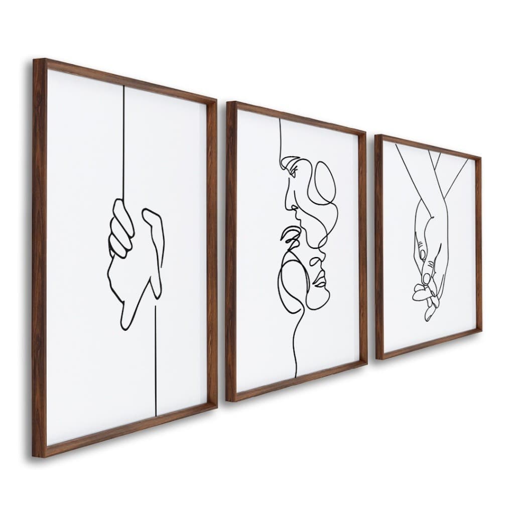 Quadro Decorativo Conexão Humana Laços de União