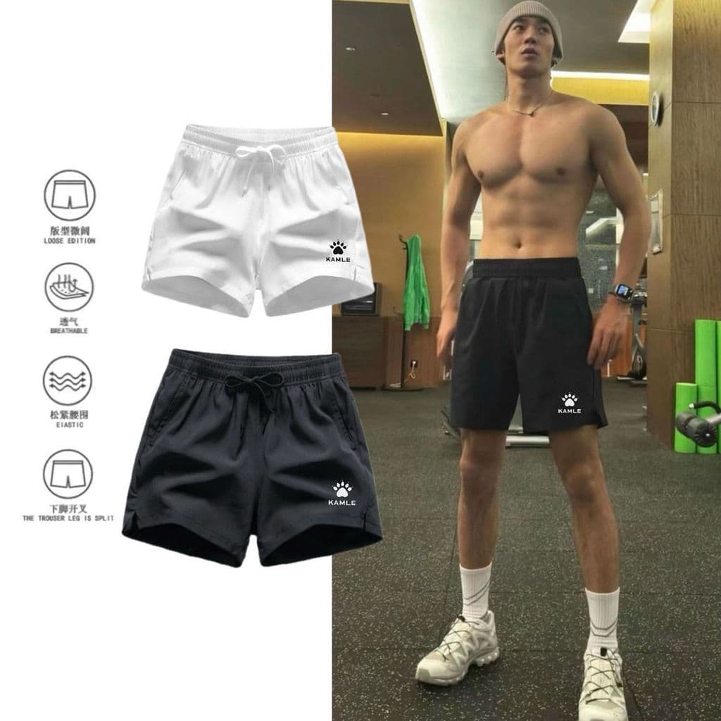 KE American Summer Shorts Training Quarter Basquete Esportes Respirável Correndo Fitness Tecido Shorts Masculino