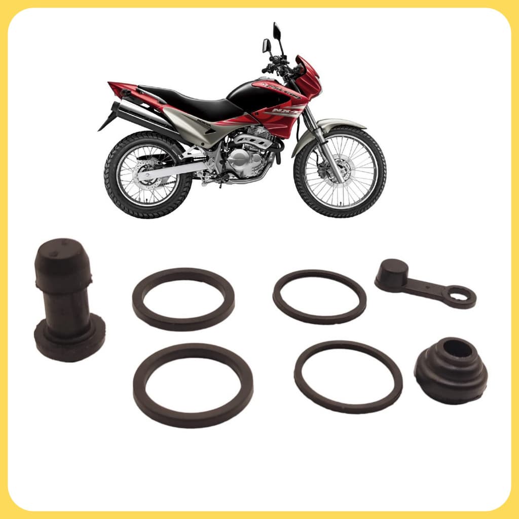 Kit Borrachas Reparo Pinça Freio 2 Pistões Nx 400 Falcon