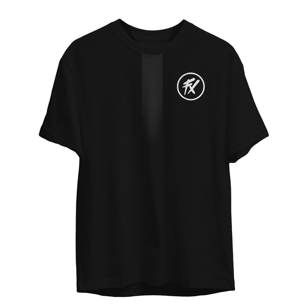 Camiseta Preta Masculina E Feminina Estampa Time Uniforme Equipe Fluxo Ano 2024