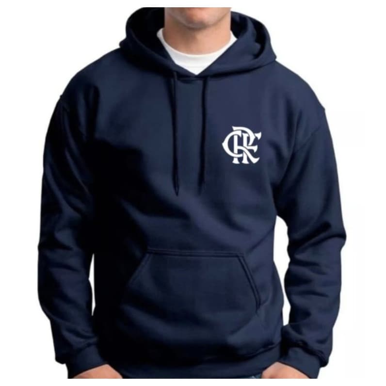 Moletom Masculino Canguru Plus Size Algodão com Capuz e Bolso P ao G5