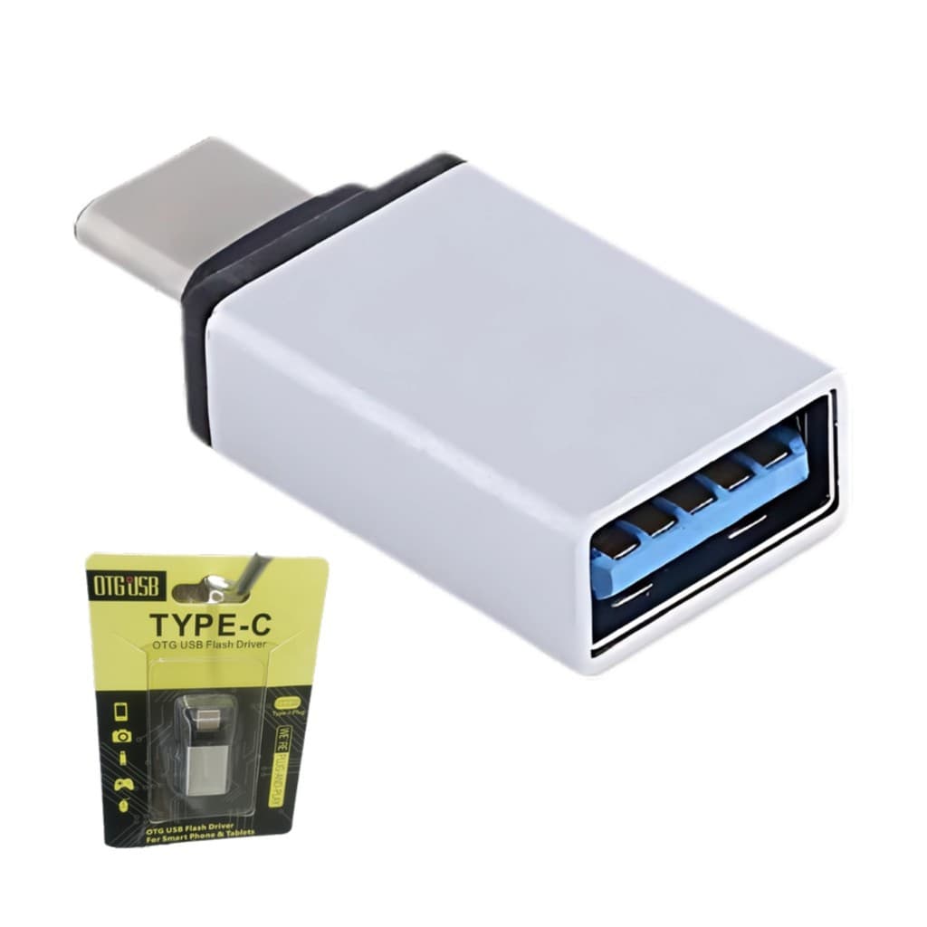 Adaptador Otg Usb 3.0 Fêmea P/ Usb Tipo C Macho