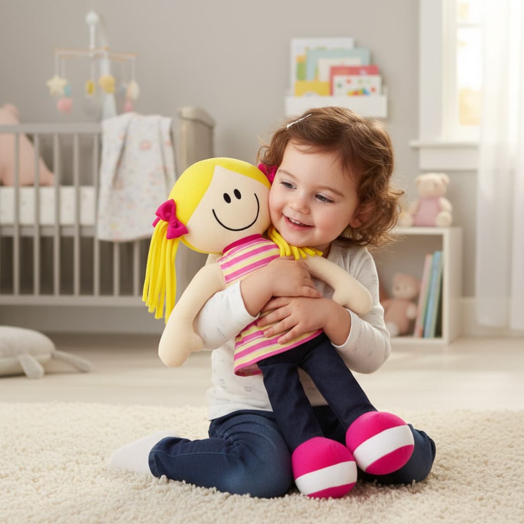 Boneca De Pelúcia 53cm - Infantil