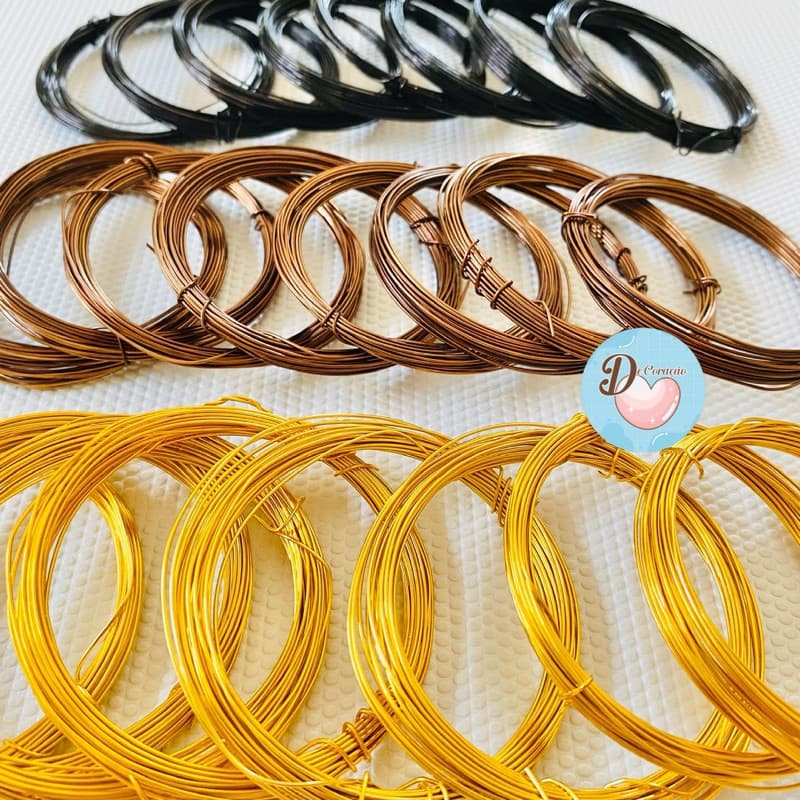 Arame para Artesanato 0,7mm - 5 Metros - Maleável