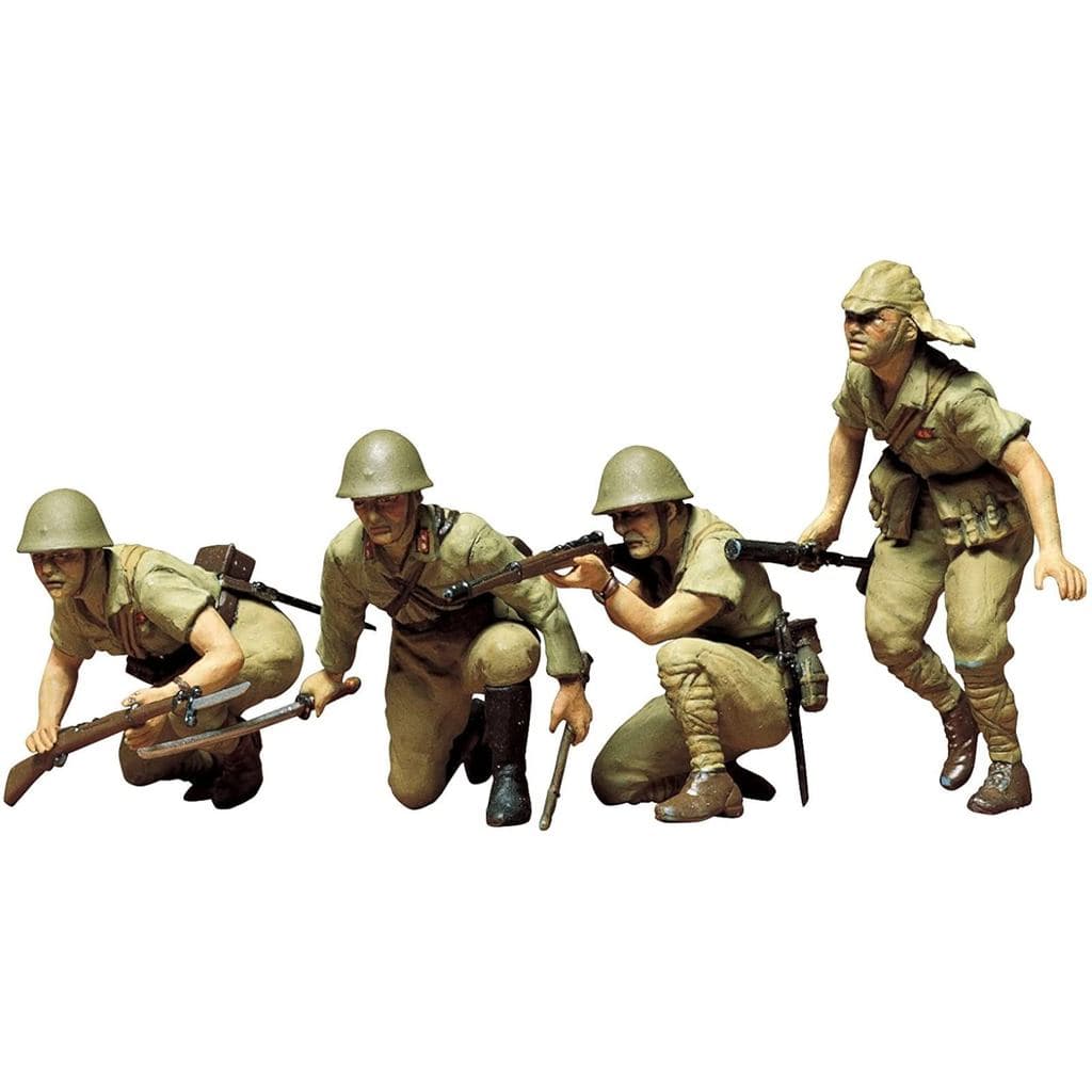 Tamiya 135 Série Militar em Miniatura No90 Conjunto de Infantaria do Exército Japonês Modelo de Plástico 35090