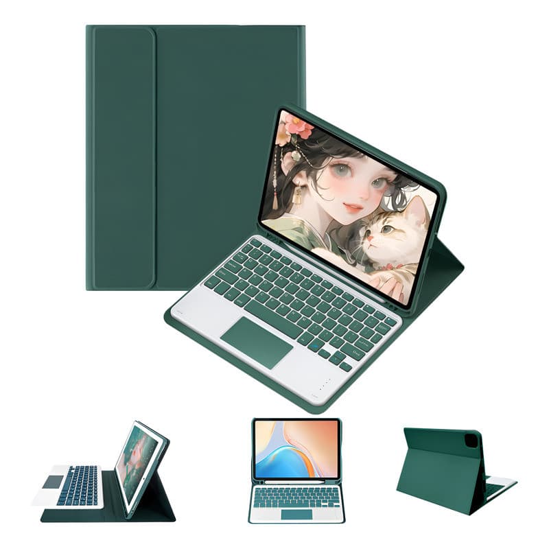 Kit Capa Teclado Touch para Samsung Tab A7 10.4 Polegadas T500 T505 T507