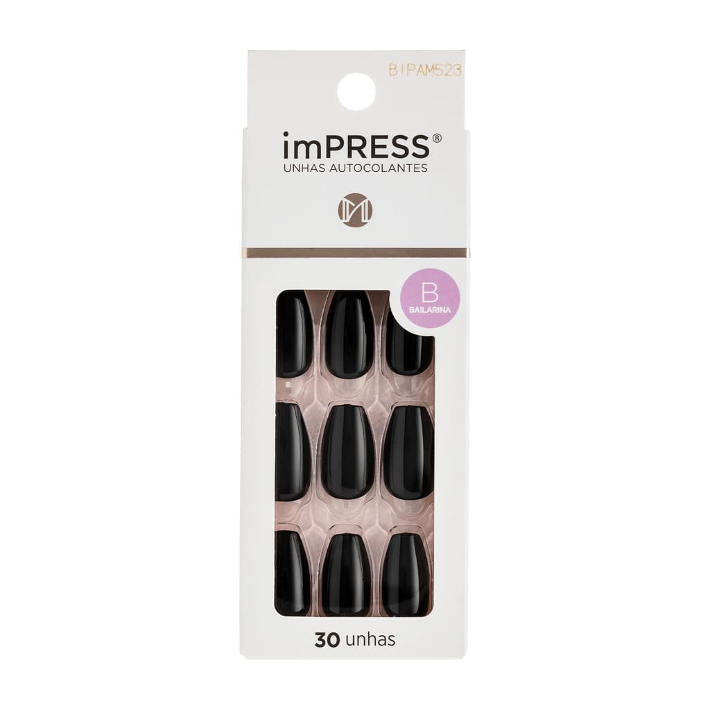 Unha Postiça Autocolante imPress Bailarina Lacy - Kiss New York