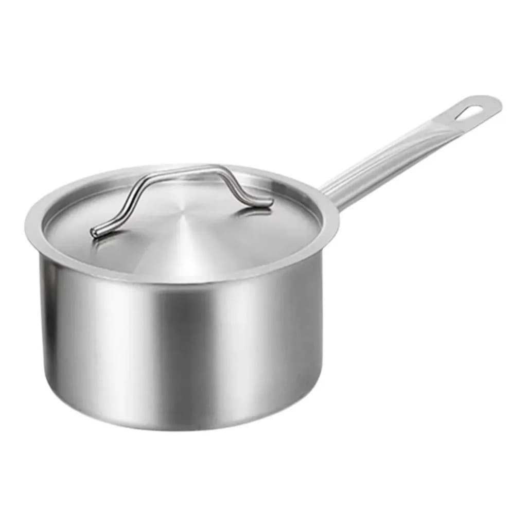 Panela Inox Fundo Triplo Profissional Prateado GP Inox Nº 22 4,7L GP688