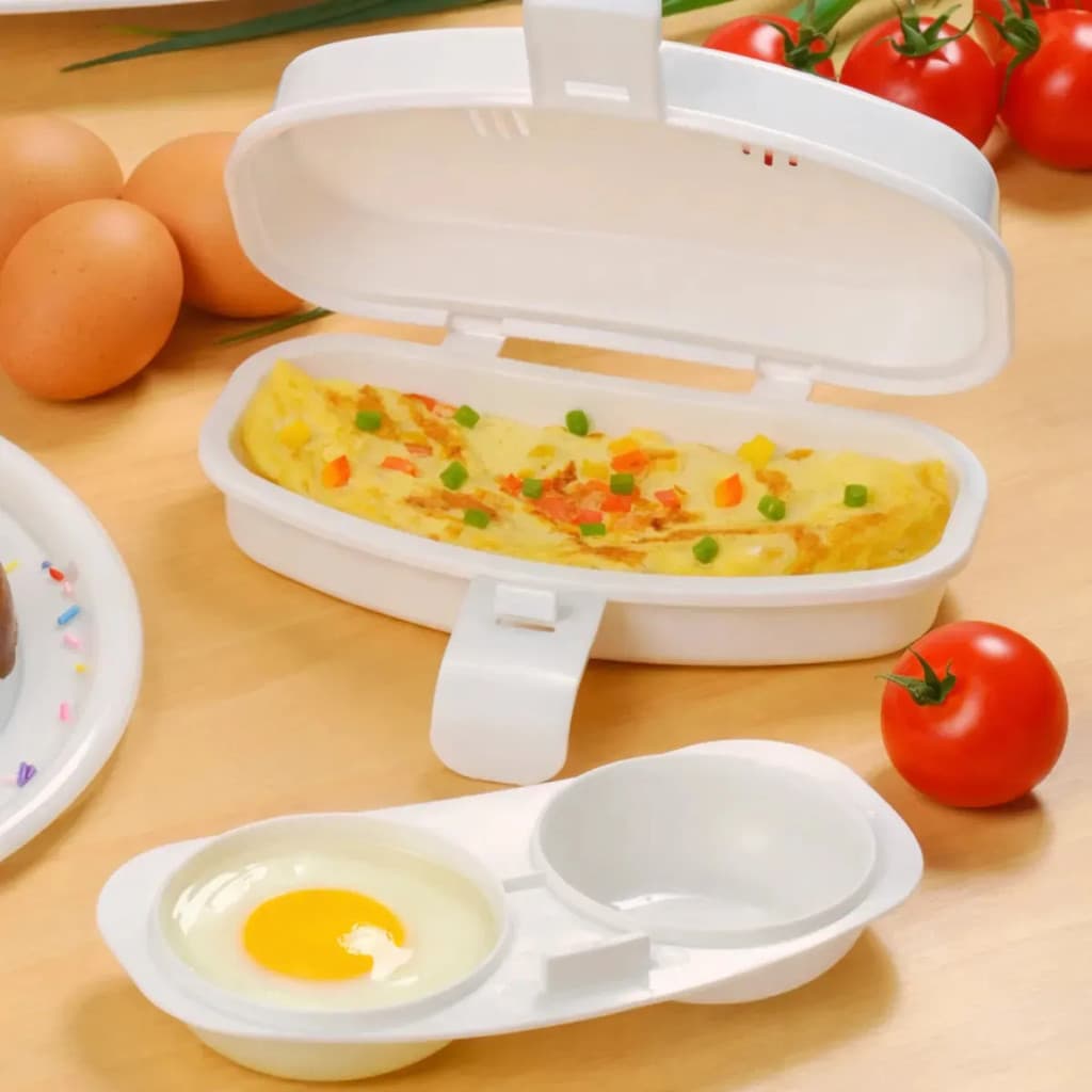 Omeleteira Microondas Dupla Plasutil Bpa Free