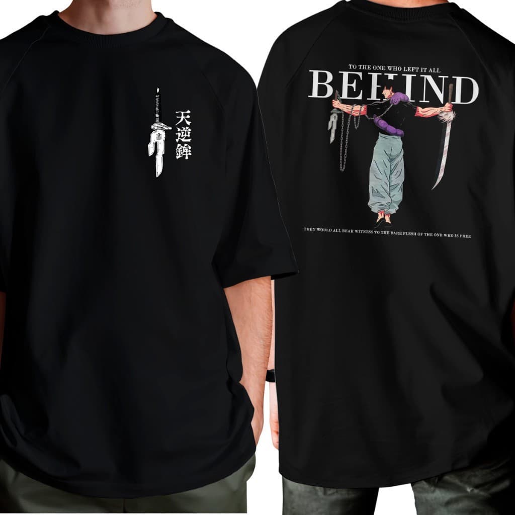 Camiseta Algodao Toji Fushiguro Inverted Spear Heaven Behind Jujutsu Kaisen Masculina Feminina