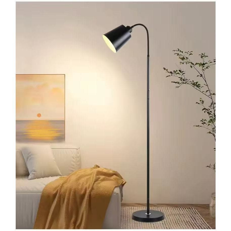 Luminária De Chão Bivolt Lâmpada De Abajur Articulada 360 Graus 1,50M Com Pedestal para chão LK-652