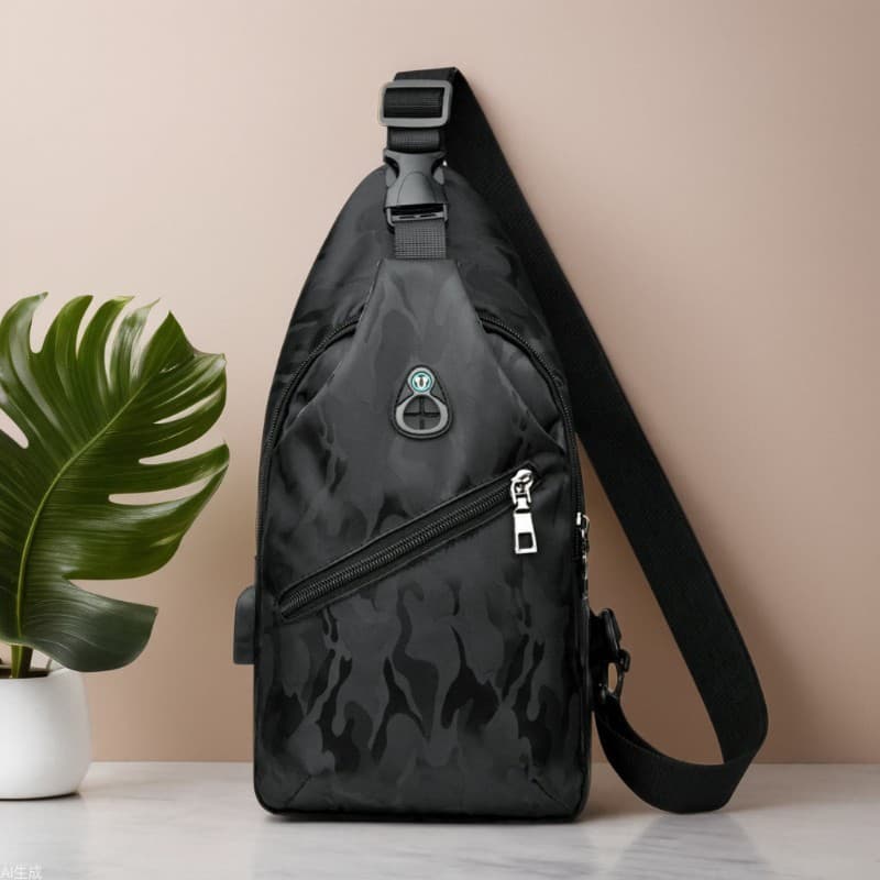 Bolsa mensageiro para meninos, bolsa Casual masculina de grande capacidade, estilo japonês, mochila de cintura para estu