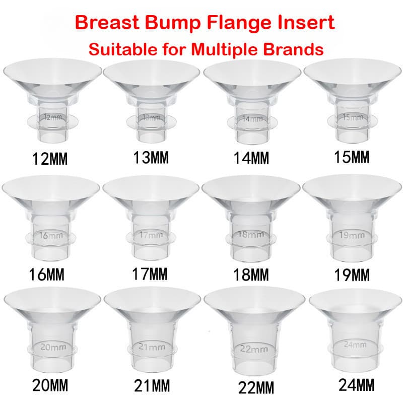 Inserção DE Flange DE 11 Mm ~ 24 Compatível Com Bombas Tira Leite DE Proteção DE/28 , Para Momcozy Medela Spectra Elvie