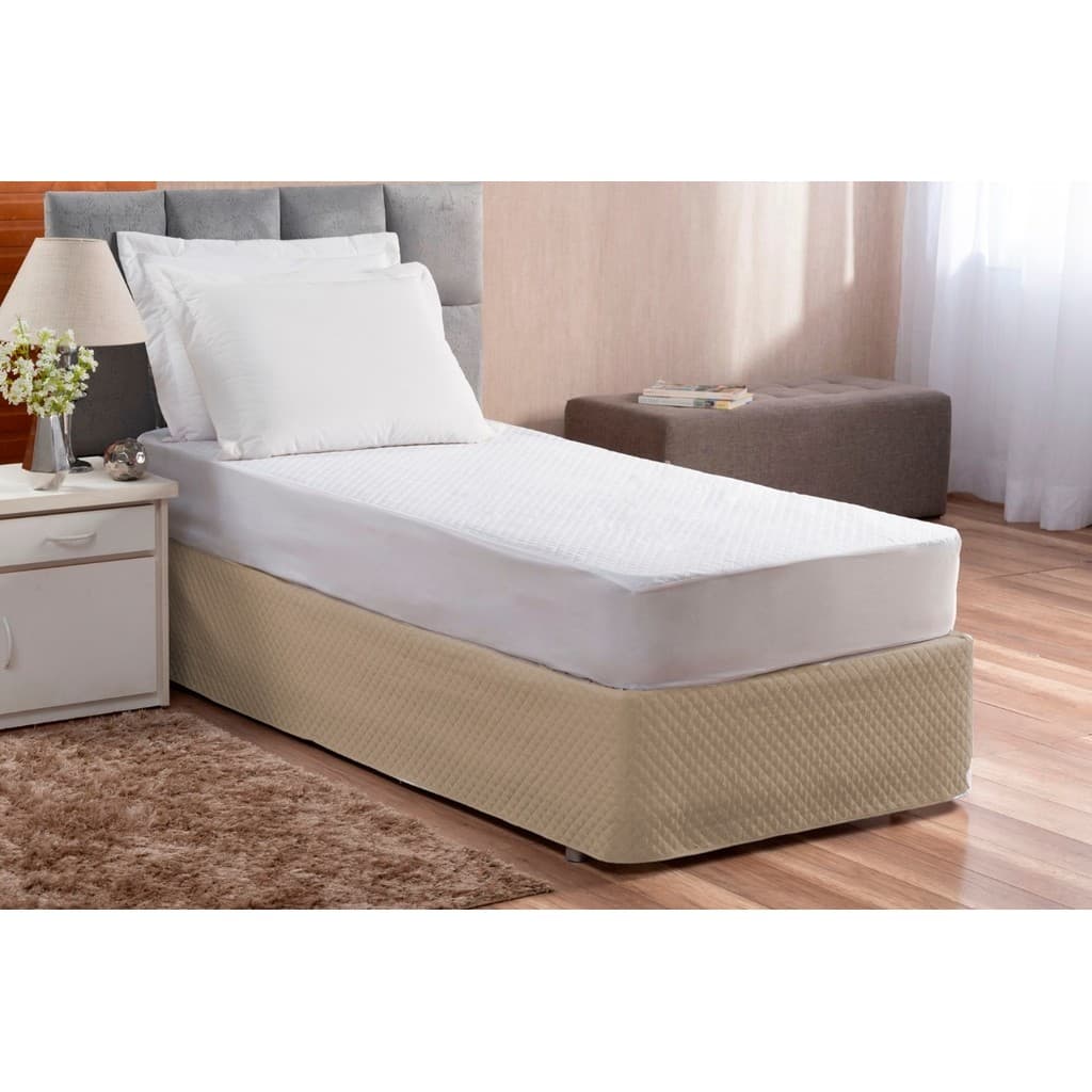 SAIA PARA CAMA BOX COR AVELÃ (Solteiro,Solteiro King,Viuva, Casal, Queen, King) SUPER PRÁTICA