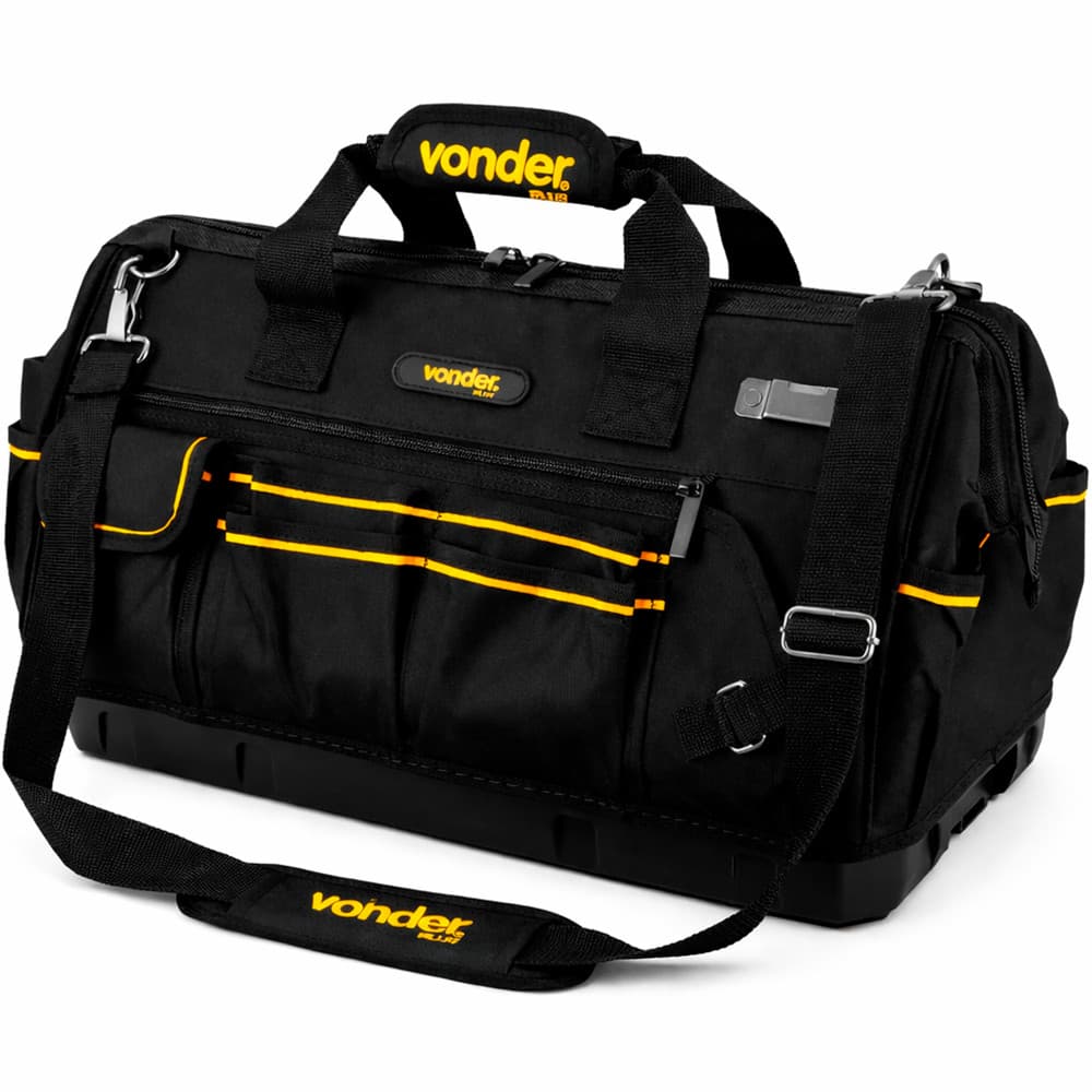 Bolsa para Ferramentas em Lona Reforçada 43 Bolsos Profissional Resistente BL 900 Vonder