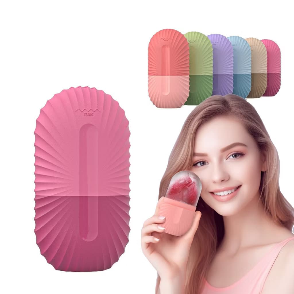 Pacote individual de rolos refrescantes, adequado para rosto, olhos e pescoço, reutilizável, melhora a condição da pele.