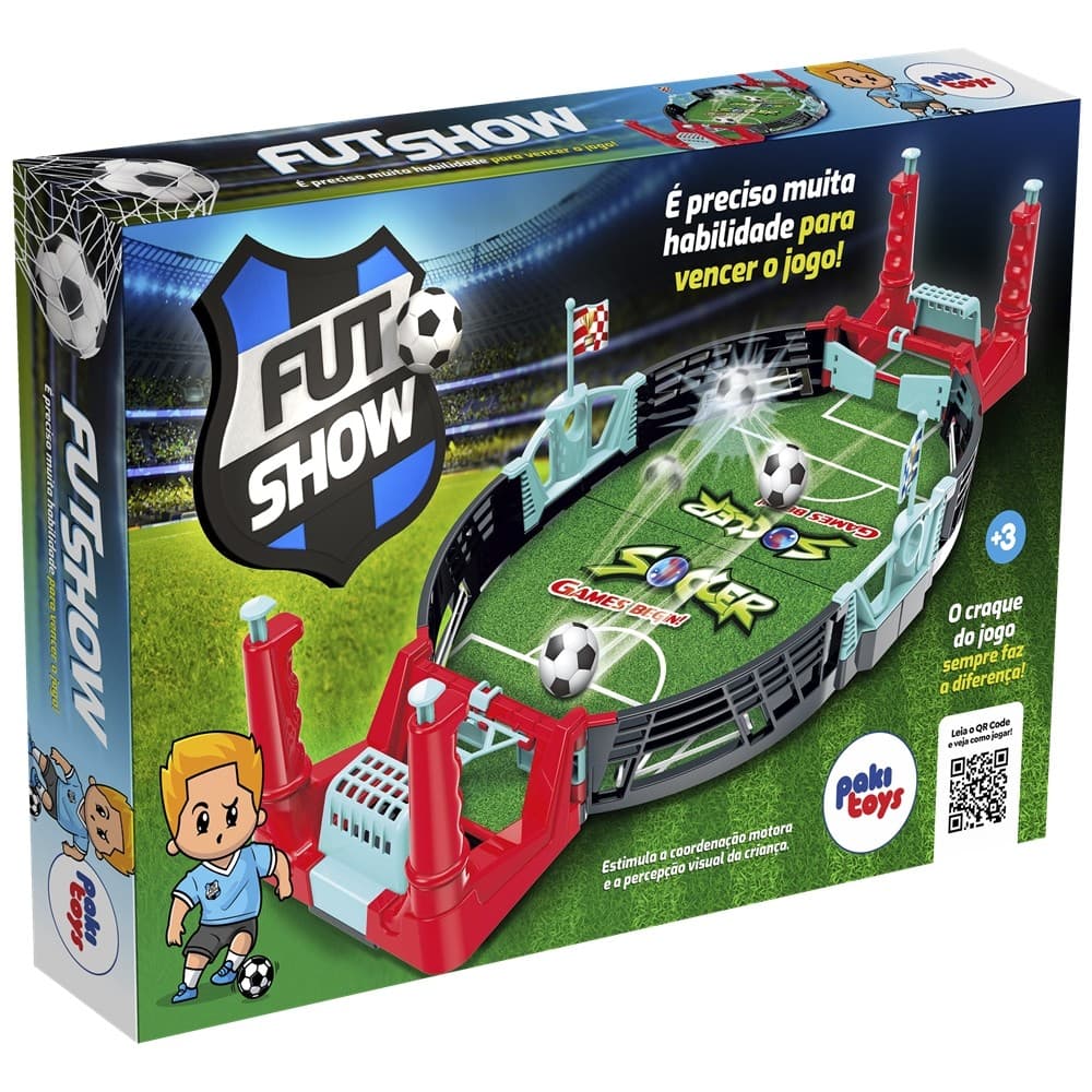 Jogo Futshow Mini Brinquedo Futebol de Mesa