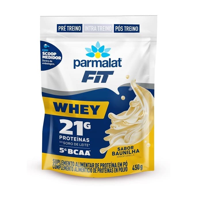 Whey Protein Pó Parmalat Energyfit Sabor Baunilha 450G