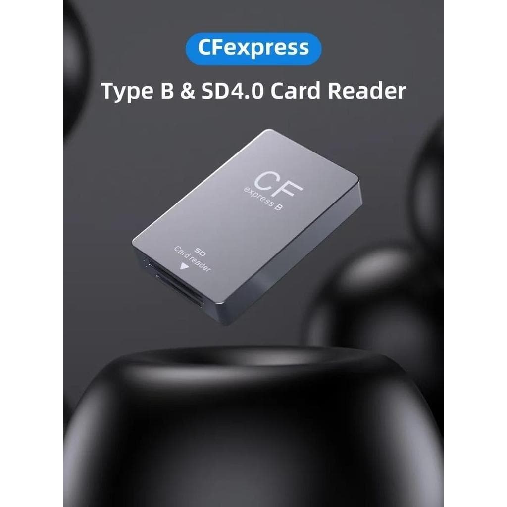 Cartão CFeBSD v90v60 Leitor de cartão dois em um de alta velocidade USB10G Adapt Nikon Canon R5C/Z6/Z7/Z9