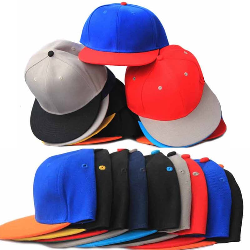 Hip hop hip hop hip hop placa de luz ajustável cor combinando chapéu de aba plana Bboy hip-hop chapéu na moda das mulher