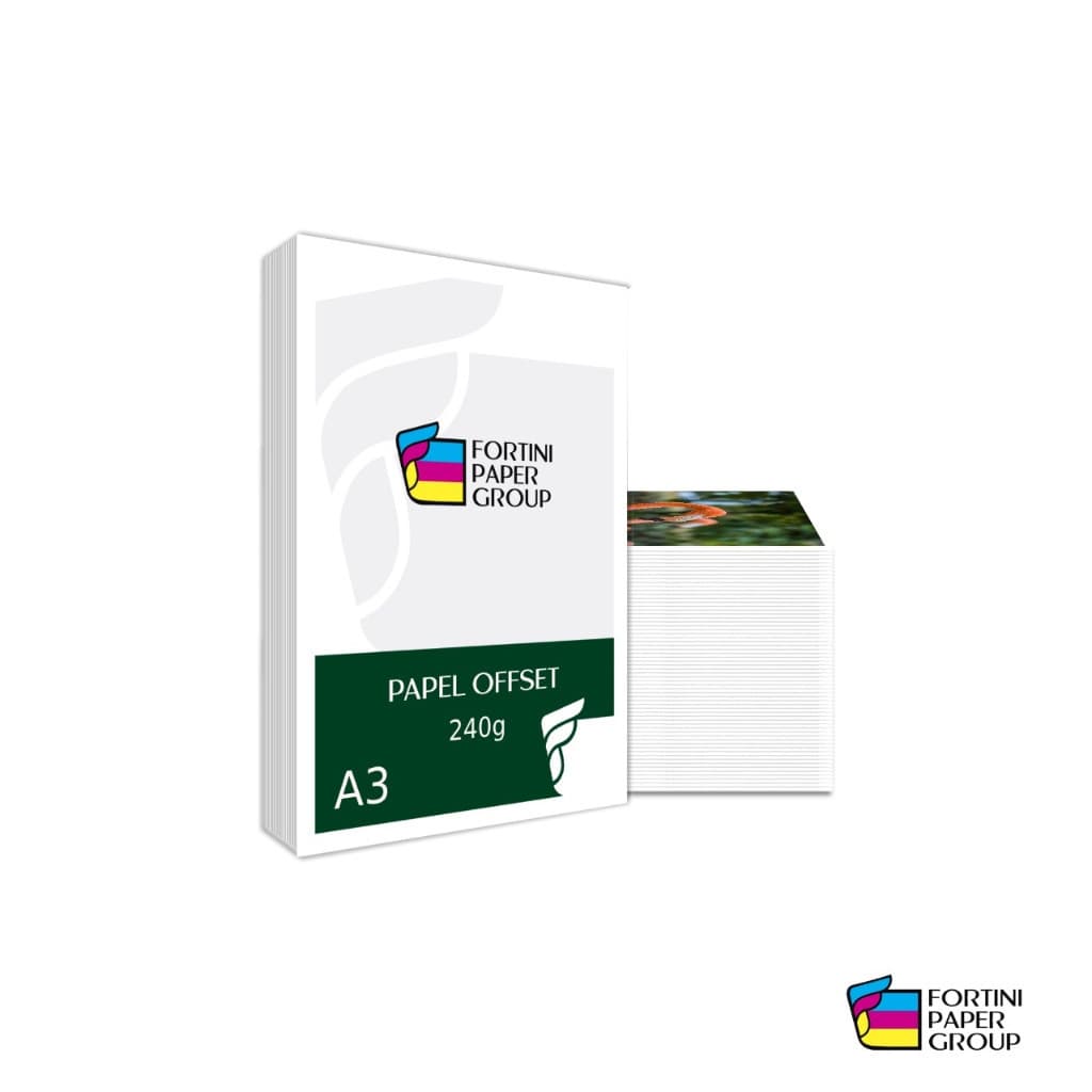 Papel Offset A3 240g Hi-White Special 250 Folhas | Branco  420x297mm | Alta Gramatura para Impressão