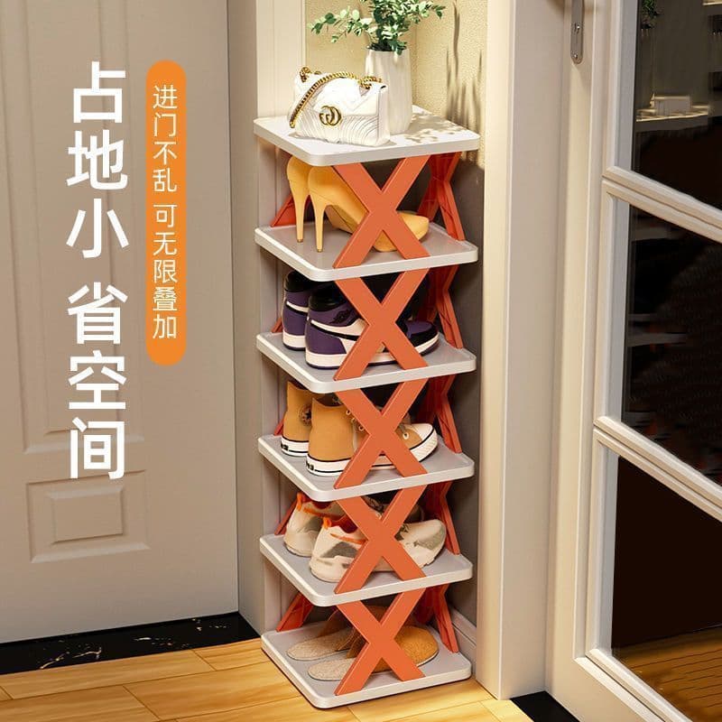 2024 novo estilo simples porta sapato Rack doméstico economia de espaço Multi-camada sapato armário dormitório lacuna sa