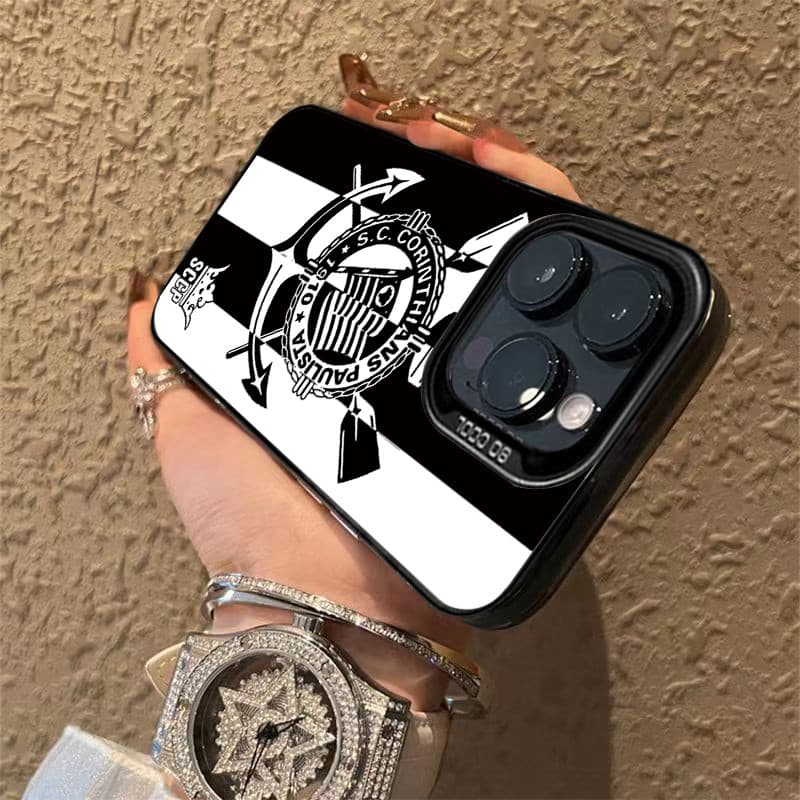 Capa De Telefone Corinthians iPhone xs max xr 7 8 11 12 13 14 15 16 17 pro plus