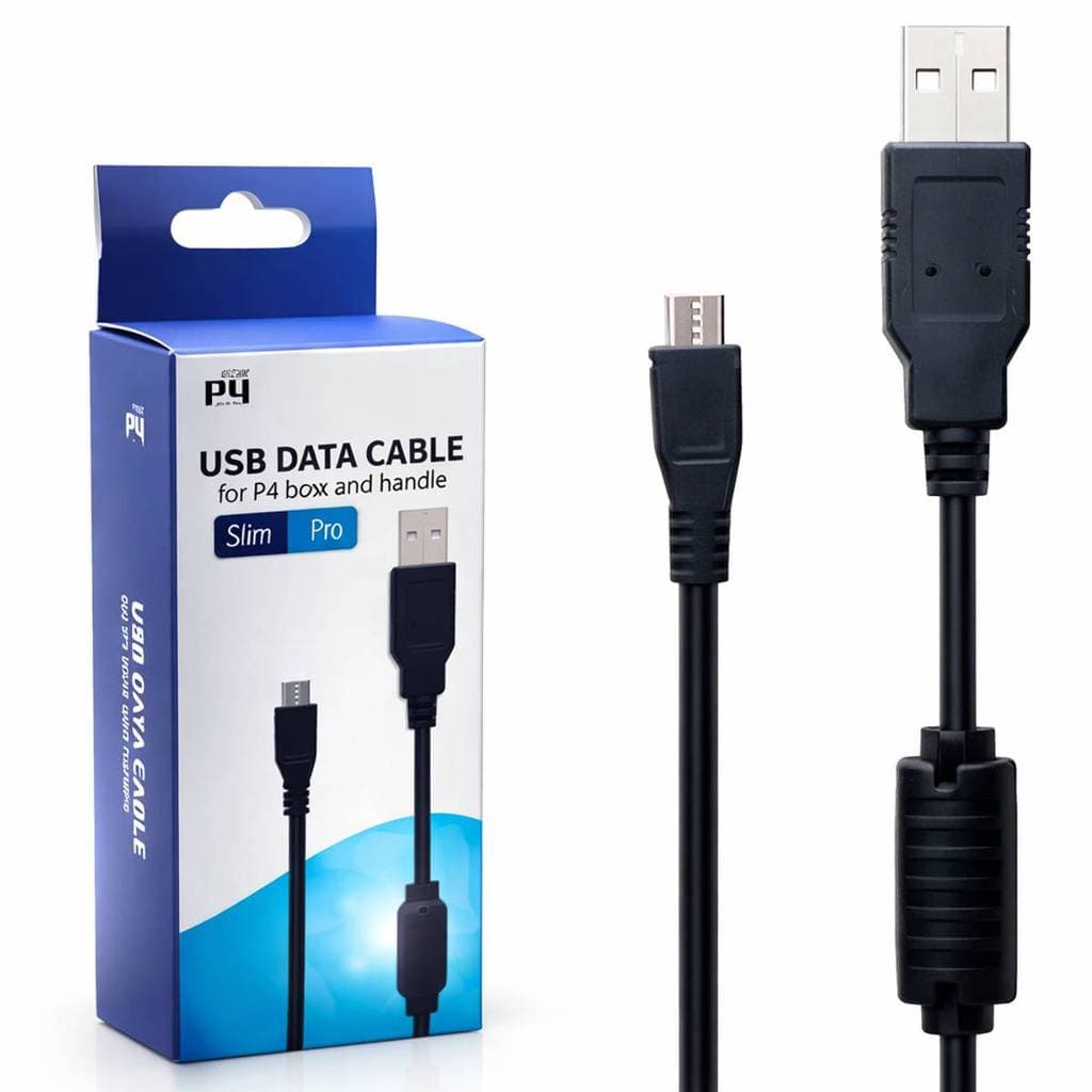 Cabo Carregador 1.8m Micro Usb V8 / Usb 2.0  Compatível Com Controle de PlayStation 4 Ps4, Xbox One e Celular Android
