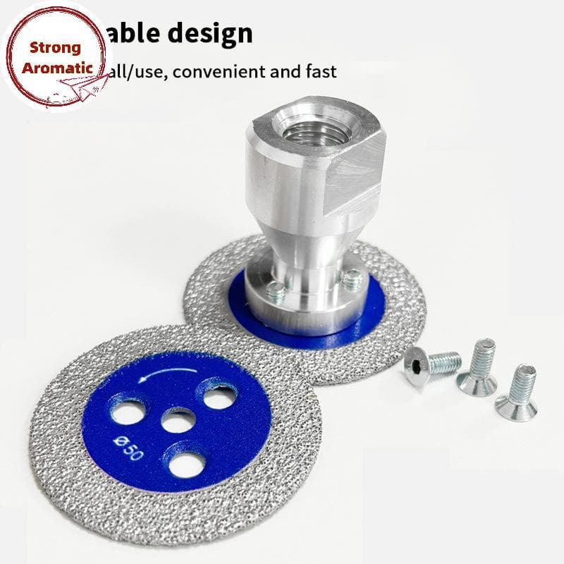 StrongArom M14 Lâmina De Serra De Diamante Com Flange Removível Disco De Corte Turbo Para Granito Mármore Cerâmica De Co