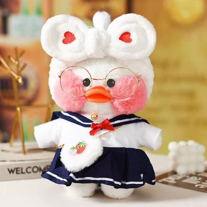 Preço mais baixo! Kawaii 30cm Pato Lalafanfan Café Fofo com Brinquedo de Pelúcia de Tecido Boneca Macia Travesseiro Pres