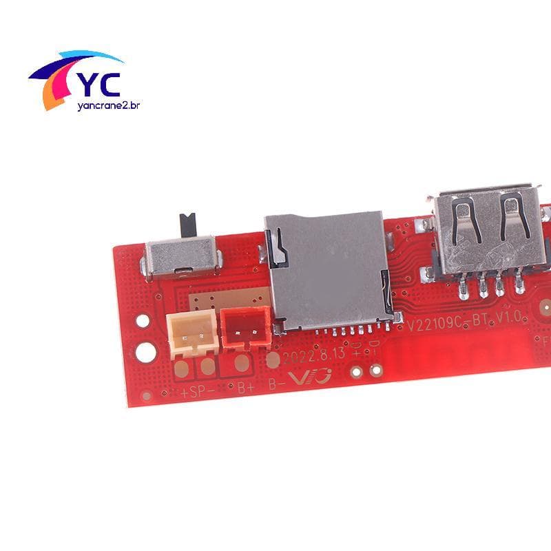 Placa De Circuito De Áudio YCBR Com Amplificadora De Módulo De Fios DIY Porta De Carregamento .