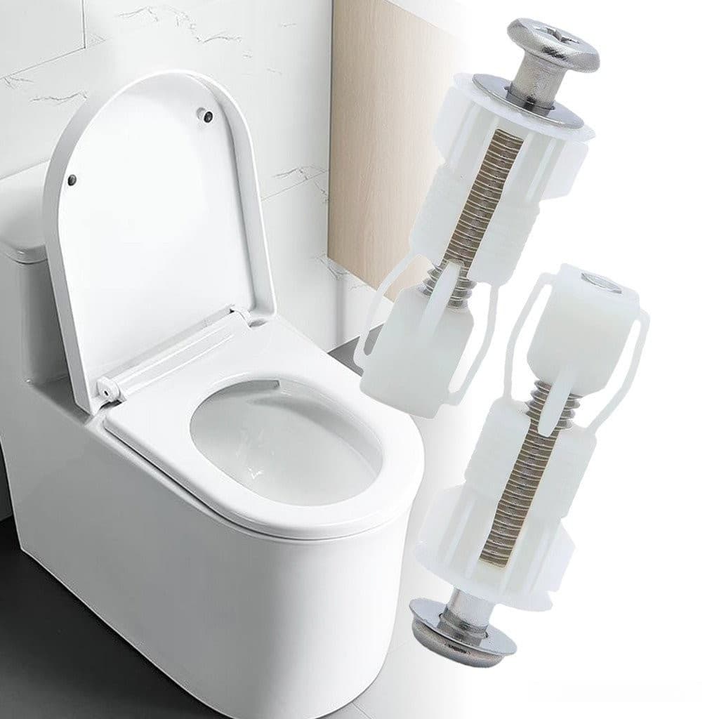 2 peças parafuso de fixação de assento de vaso sanitário Universal parafuso de expansão de assento de vaso sanitário con