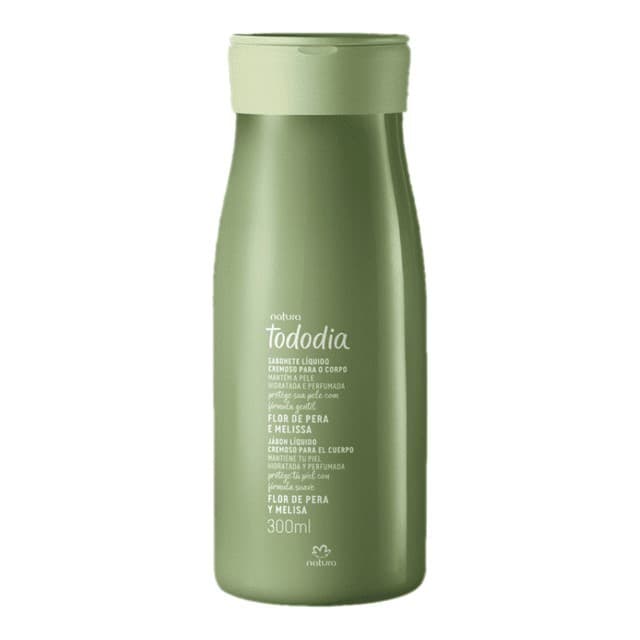 Sabonete Líquido Cremoso para o Corpo Tododia Flor de Pêra e Melissa - 300 ml